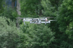 drone met camera